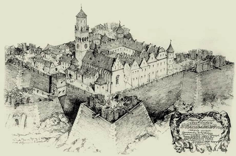 W którym wieku powstał klasztor na Jasnej Górze w Częstochowie?